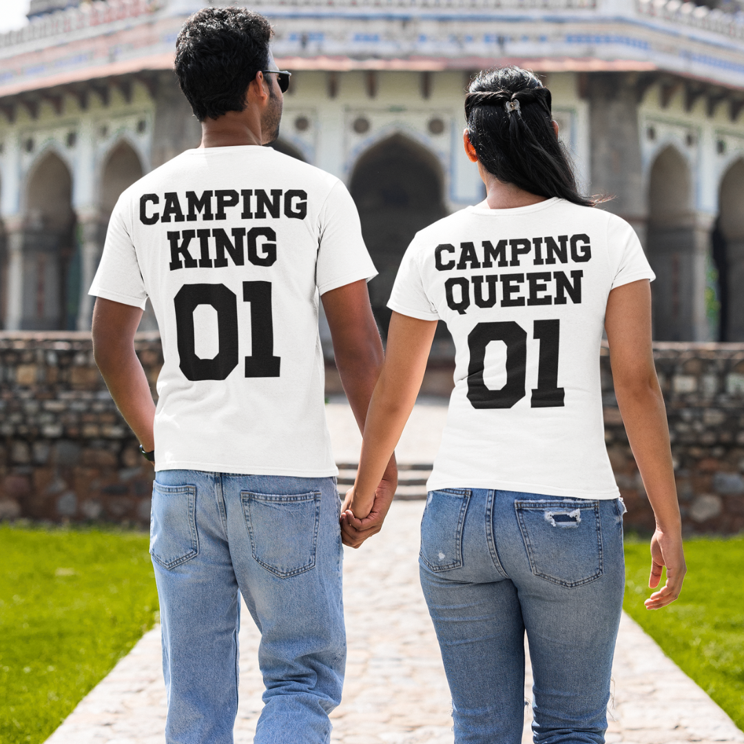 Camping Queen 01 || Premium Organic Shirt Frauen